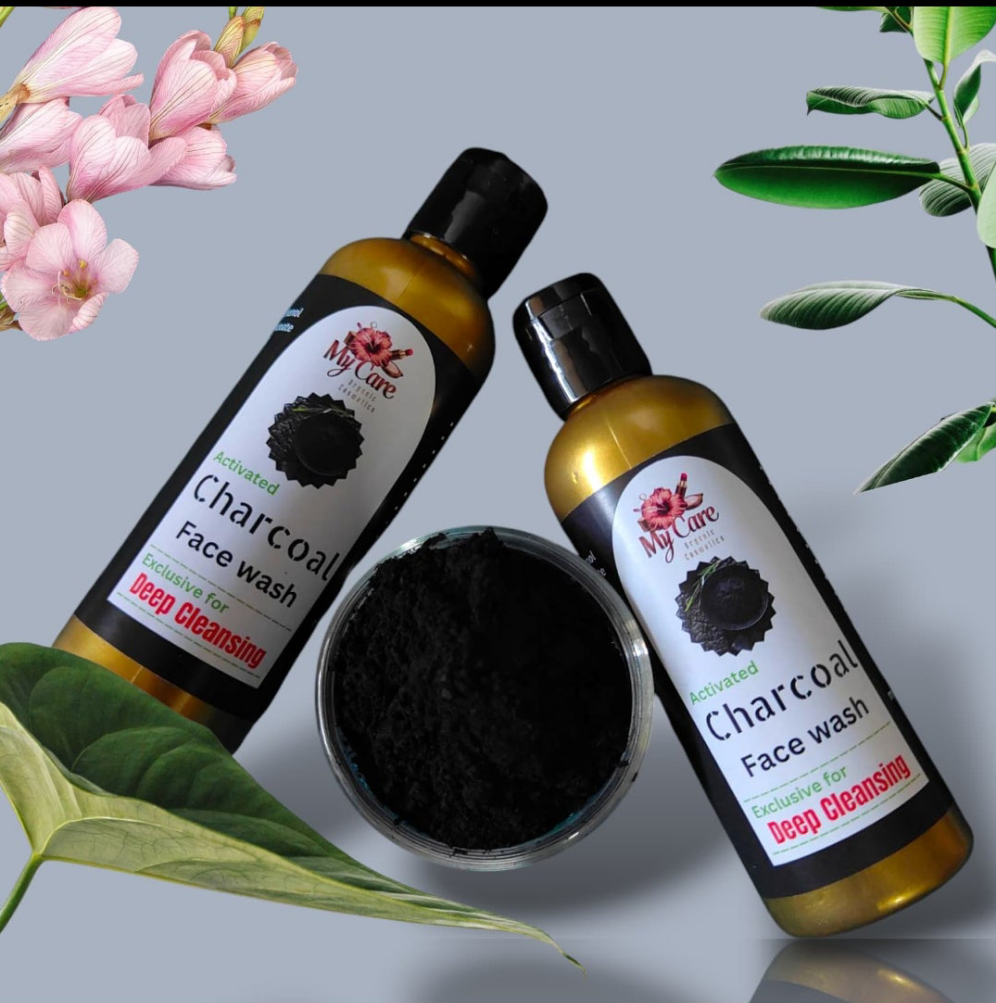 Charcoal face wash