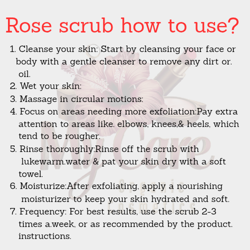 Rose scrub 100 gm
