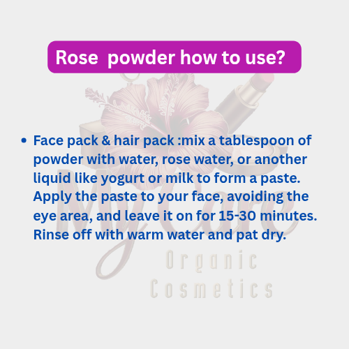 Rose powder (ரோஜா பொடி) 50 gm