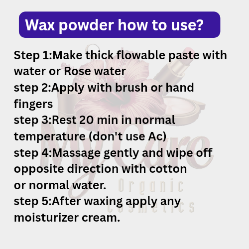 Herbal wax powder 50 gm