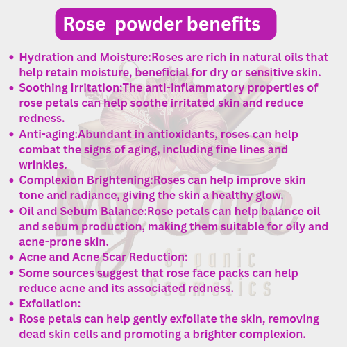 Rose powder (ரோஜா பொடி) 50 gm