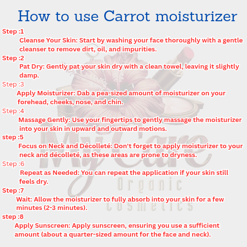 Niacinamade Carrot Moisturizer 80 gms