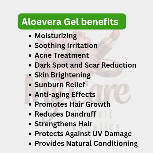 Aloe vera gel (கற்றாழை ஜெல்) 100 ml