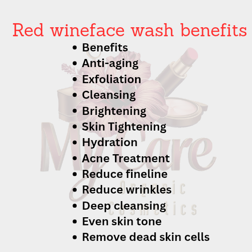 Redwine face wash 100 ml